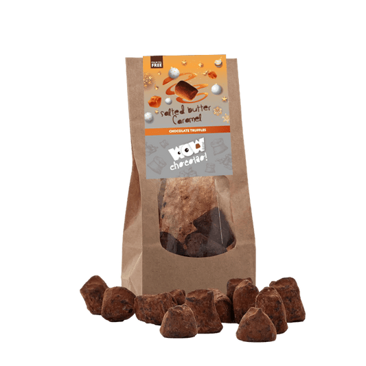 Salted Caramel Chocolate Truffles - Christmas Edition - Biodegradable bags 130g