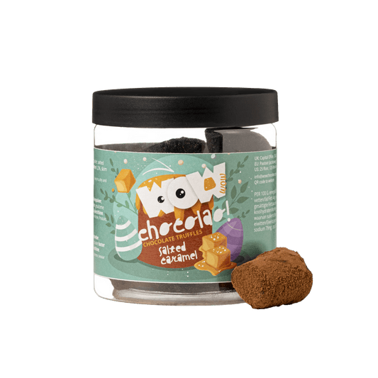 Salted Caramel chocolate truffles - Easter Gifting jar 130g
