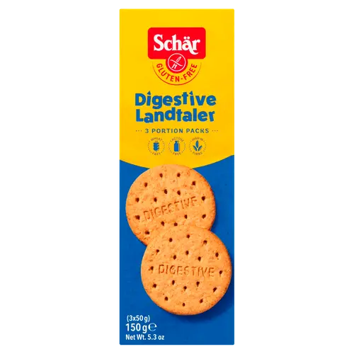 Schär Digestive glutenvrij 150g package - certified gluten-free digestive biscuits with buckwheat flour - Desapega.nl