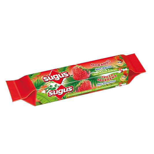 Sugus Caramelo de Morango 45g — strawberry fruit chews candy - Desapega