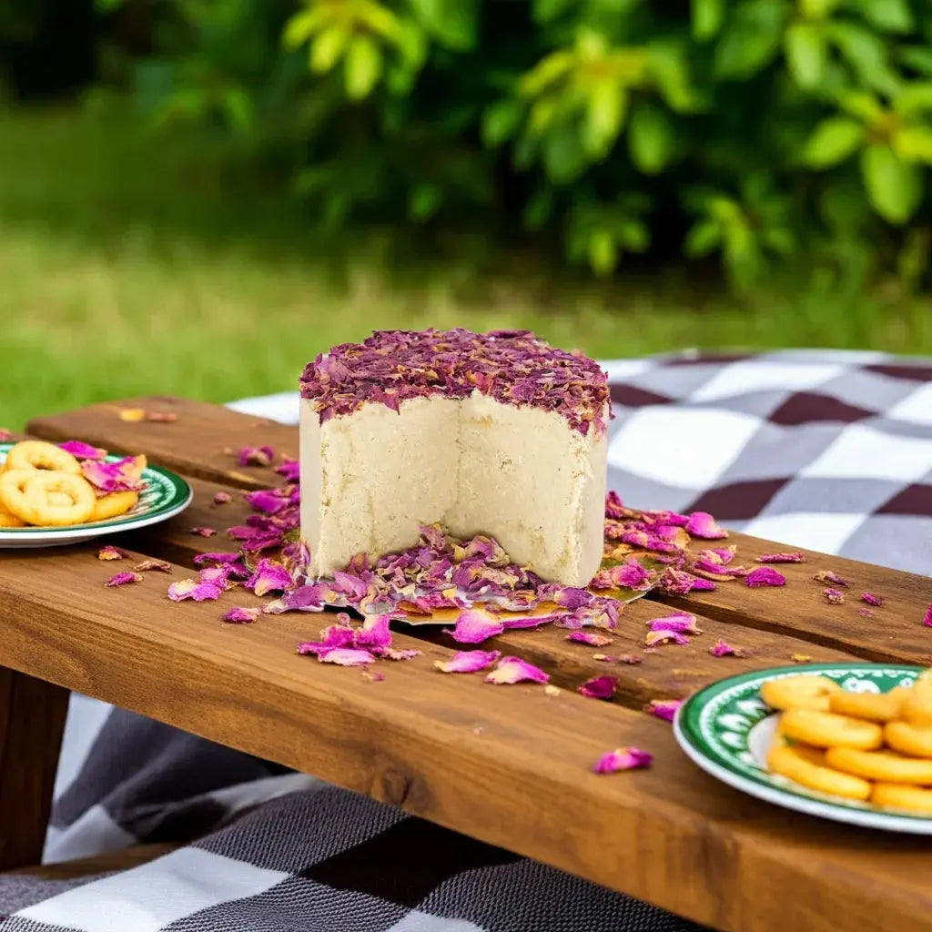 Premium Halva Cake – 450g – Delicate Rose Aroma