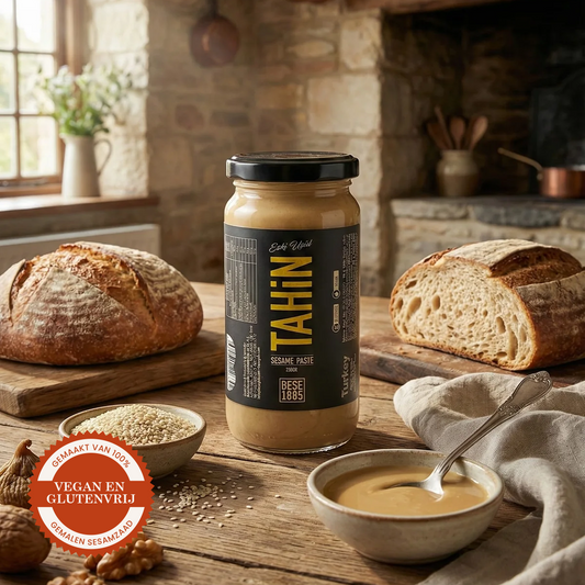Premium Turkish Tahini – Stone-Ground Sesame Paste (500g Family Jar)