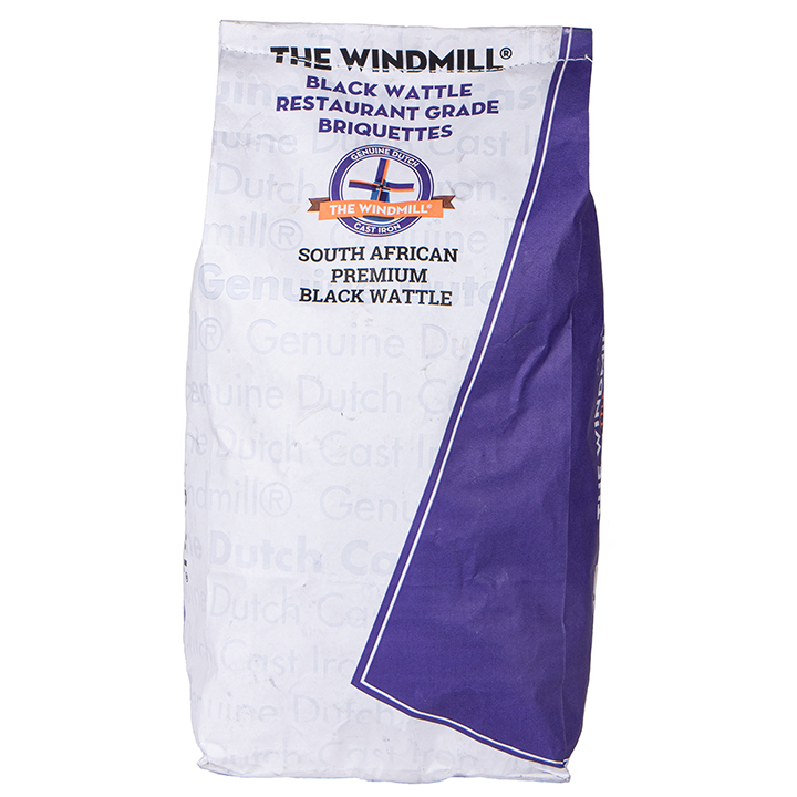 The Windmill Black Wattle Briketten Pillow Shape 6 kg