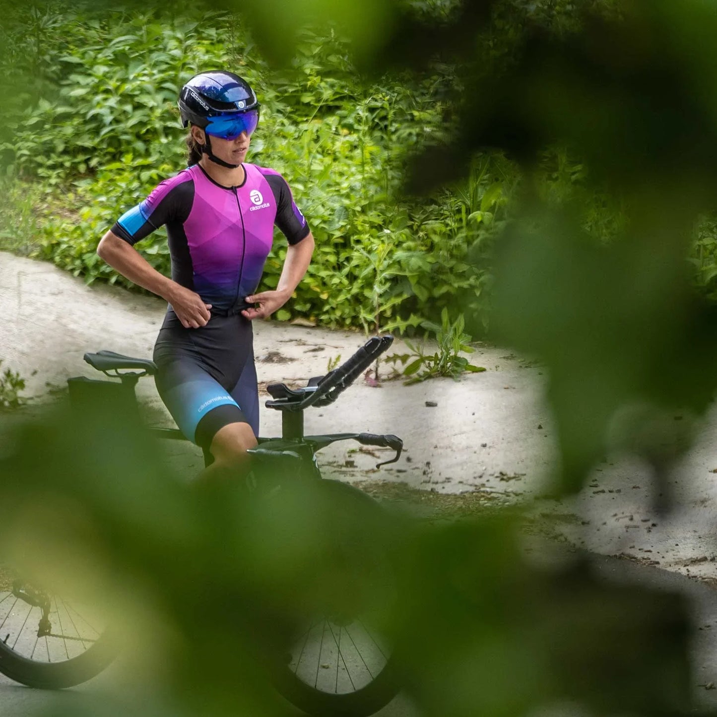 Capacete Omega Aero para Triatlo e Patinação de Velocidade