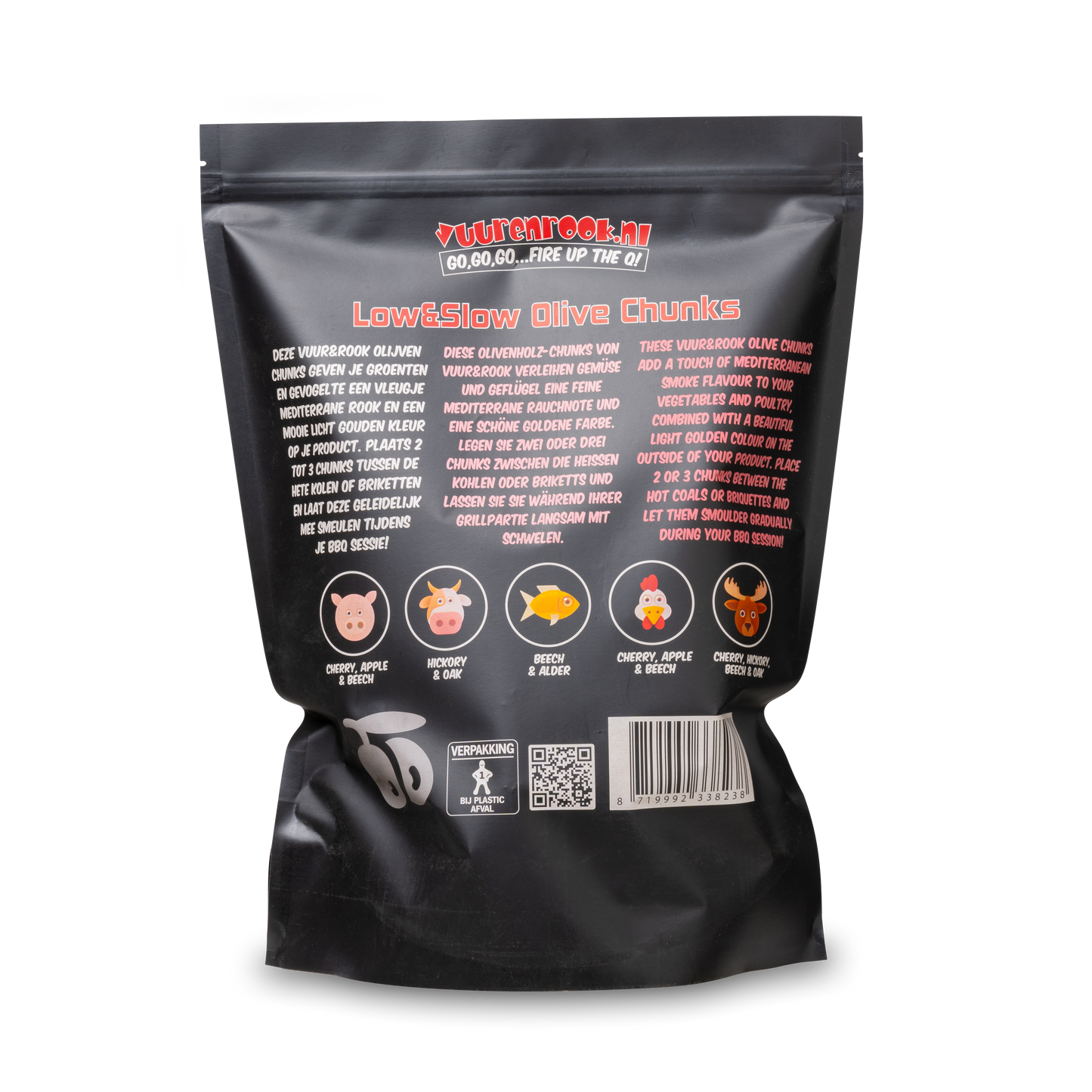 Vuur&Rook Low&Slow Olijf Chunks 1,5 kg