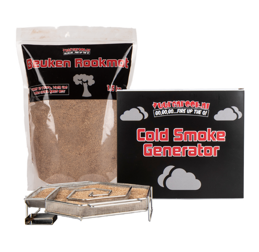 Vuur&Rook RVS Cold Smoke Generator (12 hours +)