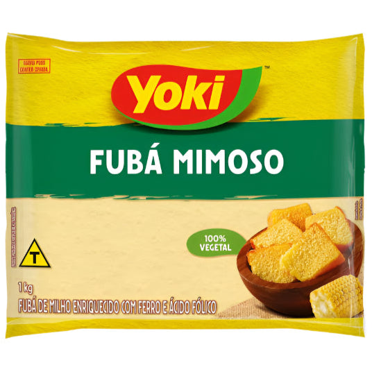 Yoki Fubá Mimoso (Fine Cornmeal for Delicious Brazilian Recipes)