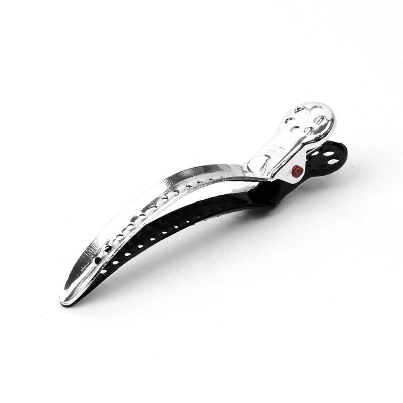 Y.S. Park Chignon Clip L Verdeelklem Krom Lang 94mm 5 stuks Zilver